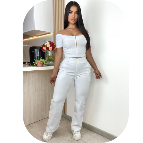 Conjunto Pantalón y Blusa M046